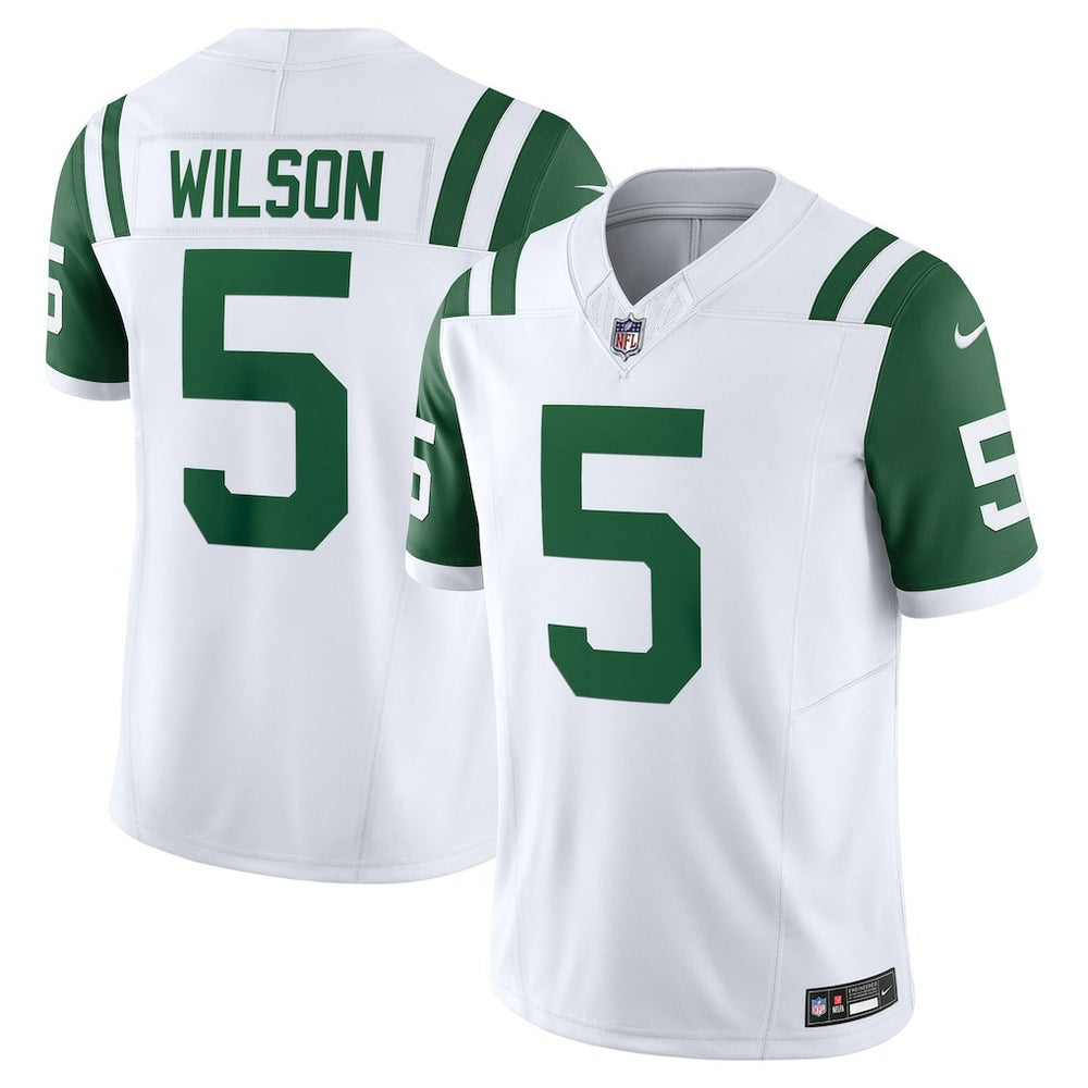 Garrett Wilson New York Jets Classic Alternate Vapor F.U.S.E. Limited Jersey - White for sale
