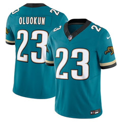 Foye Oluokun Jacksonville Jaguars Prowler Throwback Vapor F.U.S.E. Limited Jersey - Teal on sale