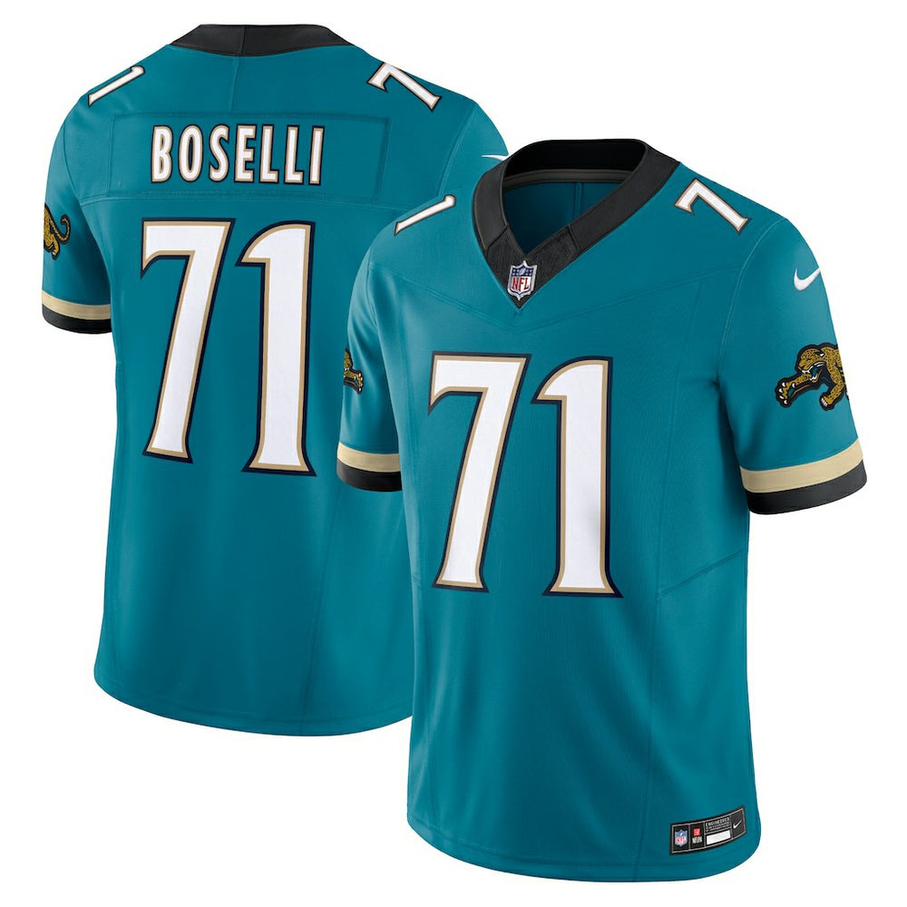 Tony Boselli Jacksonville Jaguars Prowler Throwback Vapor F.U.S.E. Limited Retired Player Jersey - Teal online