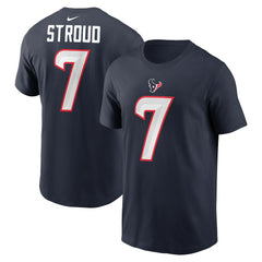 C.J. Stroud Houston Texans Player Name & Number T-Shirt - Navy discount