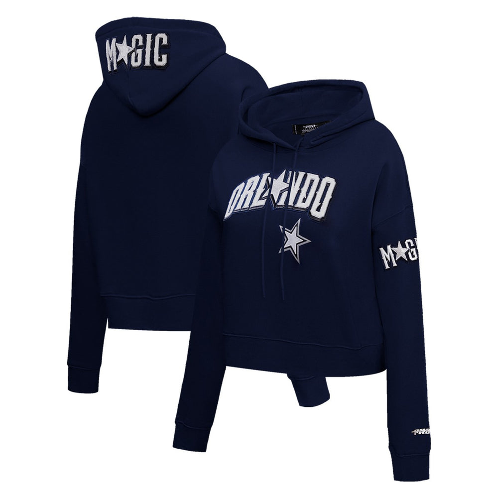 Orlando Magic Pro Standard Women's 2023/24 City Edition Cropped Pullover Hoodie - Navy discount