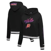 Phoenix Suns Pro Standard Women's 2023/24 City Edition Cropped Pullover Hoodie - Black shop