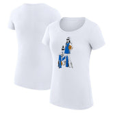 Dallas Mavericks G-III 4Her by Carl Banks Women's Super-Slim Fit Lightweight Basketball Girls T-Shirt sale - White on sale