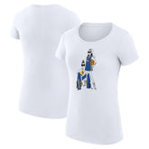 Golden State Warriors G-III 4Her by Carl Banks Women's Super-Slim Fit Lightweight Basketball Girls T-Shirt sale - White on sale