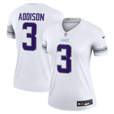 Jordan Addison Minnesota Vikings Women's Alternate Legend Player Performance Top - White for sale