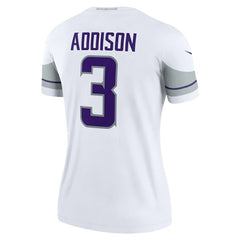 Jordan Addison Minnesota Vikings Women's Alternate Legend Player Performance Top - White for sale