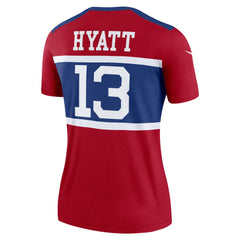 Jalin Hyatt New York Giants Women's Alternate Legend Player Performance Top - Red outlet