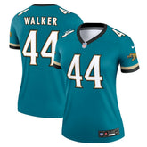 Travon Walker Jacksonville Jaguars Women's Alternate Legend Player Performance Top - Prowler Throwback Teal discount