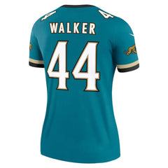 Travon Walker Jacksonville Jaguars Women's Alternate Legend Player Performance Top - Prowler Throwback Teal discount