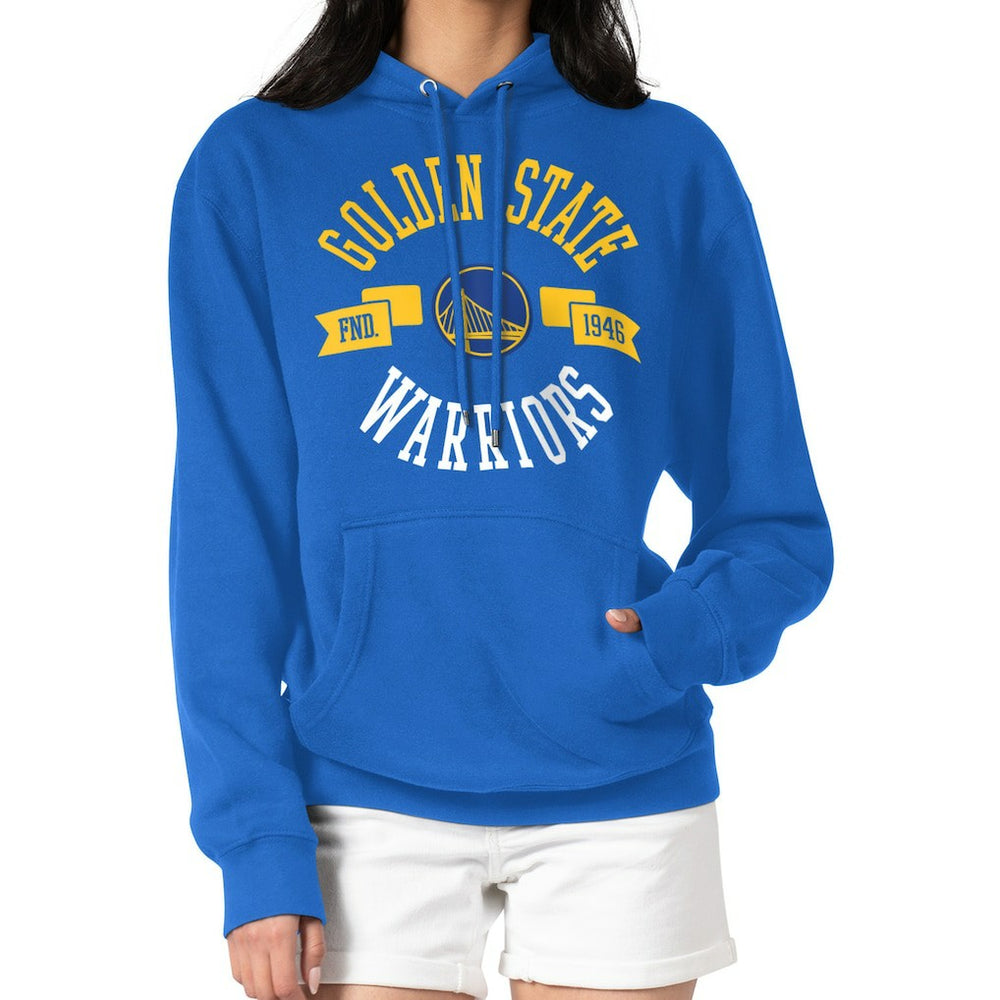 Golden State Warriors G-III 4Her by Carl Banks Women's City Pullover Hoodie sale - Royal on sale