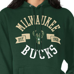 Milwaukee Bucks G-III 4Her by Carl Banks Women's City Pullover Hoodie - Green sale
