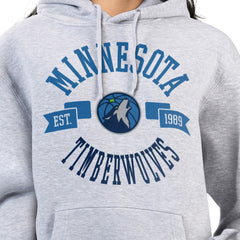 Minnesota Timberwolves G-III 4Her by Carl Banks Women's City Pullover Hoodie - Heather Gray outlet