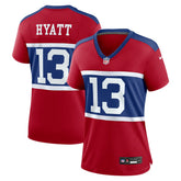 Jalin Hyatt New York Giants Women's Alternate Player Game Jersey - Century Red for sale