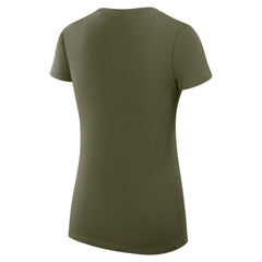 Dallas Stars G-III 4Her by Carl Banks Women's Super-Slim Fit Lightweight Team Sport V-Neck T-Shirt - Olive T-shirts