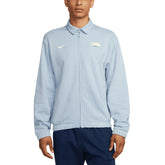 USMNT Club Fleece Harrington Full-Zip Jacket - Light Blue for sale