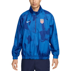 USMNT Windrunner Anorak Half-Zip Jacket - Royal shop