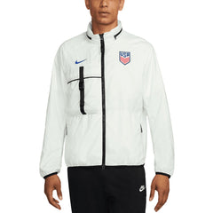USMNT 2024 Halo Anthem Full-Zip Jacket - White discount