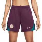 Paris Saint-Germain Women's 2024/25 Strike Performance Shorts on sale - Burgundy