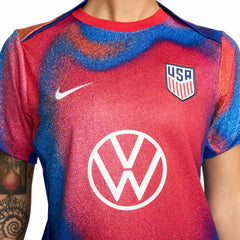 USMNT Women's 2024 Academy Pro Pre-Match Top - Red shop