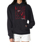 Carolina Hurricanes G-III 4Her by Carl Banks Women's Hockey Love Fleece Pullover Hoodie - Black Hoodies
