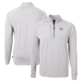 Chicago Bears Cutter & Buck Adapt Eco Knit Quarter-Zip Pullover Top - Heather Gray sale