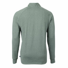 Green Bay Packers Cutter & Buck Adapt Eco Knit Quarter-Zip Pullover Top - Heather Green outlet