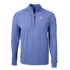 Indianapolis Colts Cutter & Buck Adapt Eco Knit Quarter-Zip Pullover Top - Royal sale