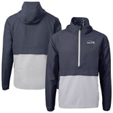 Seattle Seahawks Cutter & Buck Charter Eco Recycled Anorak Half-Zip Jacket - Blue online