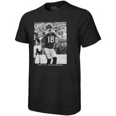 Justin Jefferson Minnesota Vikings Majestic Threads Oversized Player Image T-Shirt - Black on sale