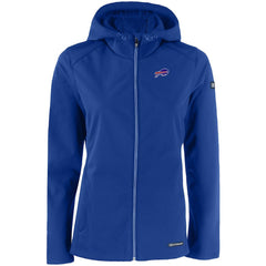 Buffalo Bills Cutter & Buck Women's Evoke Eco Softshell Recycled Full-Zip Hooded Jacket - Royal for sale