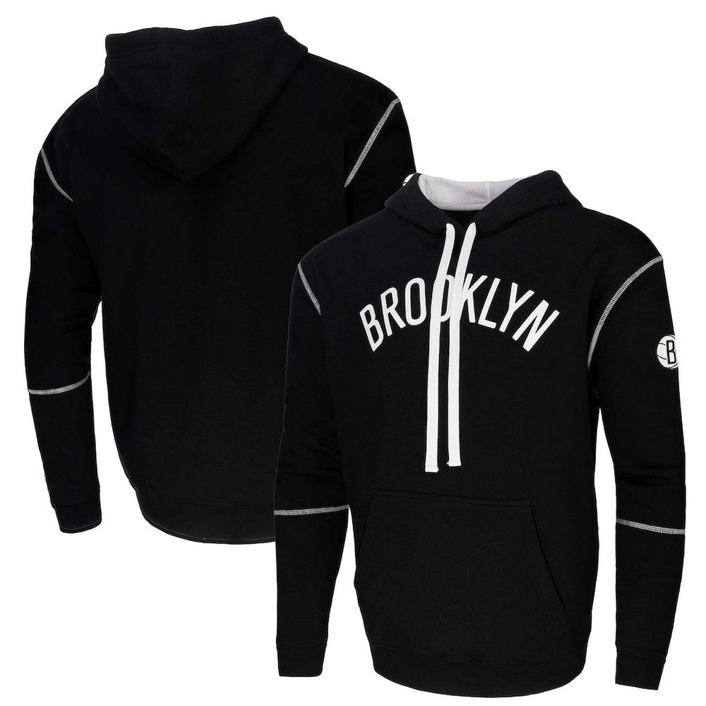 Brooklyn Nets Stadium Essentials Monument Pullover Hoodie - Black on sale