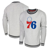Philadelphia 76ers Stadium Essentials Club Level Pullover Sweatshirt - Heather Gray cheap
