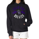 Colorado Rockies G-III 4Her by Carl Banks Women's City Graphic Pullover Hoodie Black