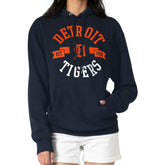 Detroit Tigers G-III 4Her by Carl Banks Women's City Graphic Pullover Hoodie Navy