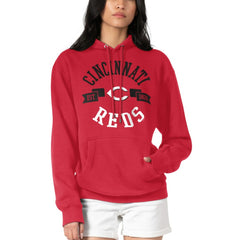 Cincinnati Reds G-III 4Her by Carl Banks Women's City Graphic Pullover Hoodie Red
