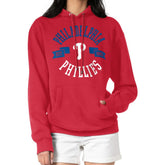 Philadelphia Phillies G-III 4Her by Carl Banks Women's City Graphic Pullover Hoodie Red
