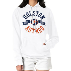 Houston Astros G-III 4Her by Carl Banks Women's City Graphic Pullover Hoodie White