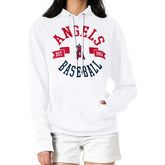 Los Angeles Angels G-III 4Her by Carl Banks Women's City Graphic Pullover Hoodie White