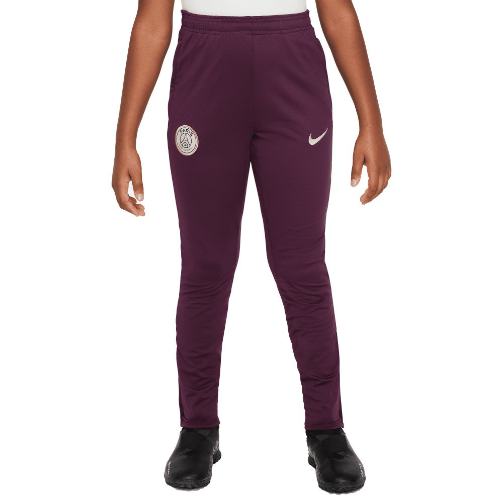Paris Saint-Germain Youth 2024/25 Strike Training Pants - Burgundy cheap
