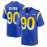 Earnest Brown IV Los Angeles Rams Team Game Jersey - Royal discount