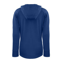 Denver Broncos Cutter & Buck Women's Throwback Daybreak Eco Recycled Half-Zip Hoodie - Blue online