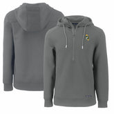 Green Bay Packers Cutter & Buck Throwback Roam Eco Half-Zip Recycled Pullover Hoodie - Gray for sale