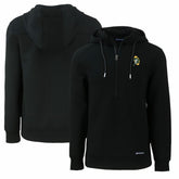 Green Bay Packers Cutter & Buck Throwback Roam Eco Half-Zip Recycled Pullover Hoodie - Black discount