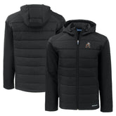 Cleveland Browns Cutter & Buck Throwback Evoke Hybrid Eco Softshell Recycled Full-Zip Hoodie Jacket - Black online