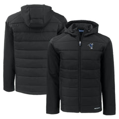 Indianapolis Colts Cutter & Buck Throwback Evoke Hybrid Eco Softshell Recycled Full-Zip Hoodie Jacket - Black online