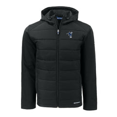 Indianapolis Colts Cutter & Buck Throwback Evoke Hybrid Eco Softshell Recycled Full-Zip Hoodie Jacket - Black online