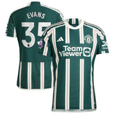 Jonny Evans Manchester United 2023/24 Away Player Jersey – Green