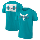 Charlotte Hornets Stellar Personalized Name & Number T-Shirt - Teal discount