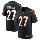 Jordan Battle Cincinnati Bengals Team Game Jersey - Black online