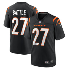 Jordan Battle Cincinnati Bengals Team Game Jersey - Black online